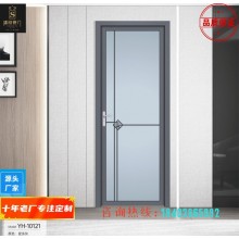 廠家直供鈦鎂合金鋼化玻璃衛(wèi)浴中窄平開(kāi)門廁所門平開(kāi)門 衛(wèi)生間
